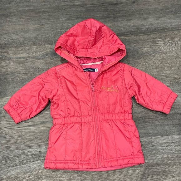 Original Marines girl’s light jacket fall/spring size 6-9months - Picture 1 of 5